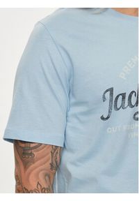 Jack & Jones - Jack&Jones T-Shirt Jprblulouie 12259674 Niebieski Regular Fit. Kolor: niebieski. Materiał: bawełna #6