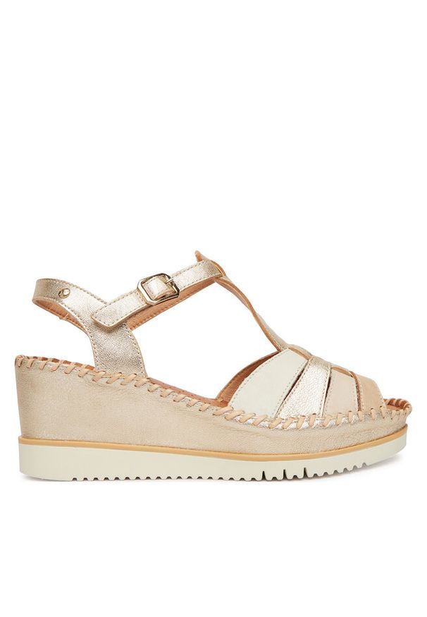 Sandały Pikolinos. Kolor: złoty