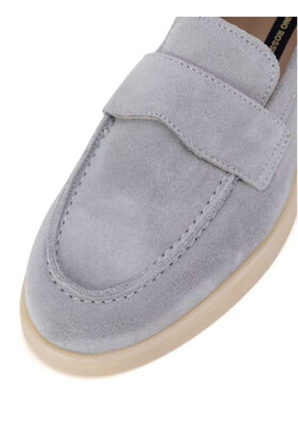 Gino Rossi Mokasyny ELIA-E25-26281 Szary. Kolor: szary. Materiał: zamsz, skóra