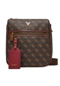 Guess Saszetka HMMILO P5417 Brązowy. Kolor: brązowy. Materiał: skóra