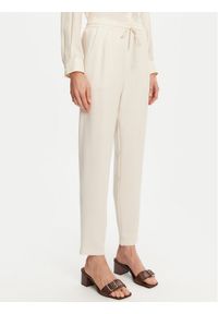 Marella Spodnie dresowe Abitata 2513131045 Écru Regular Fit. Materiał: syntetyk