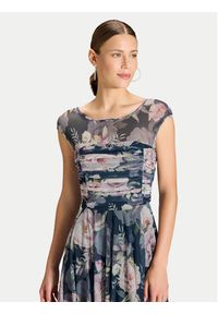 Swing Sukienka koktajlowa 5AK11400 Granatowy Regular Fit. Kolor: niebieski. Materiał: syntetyk. Styl: wizytowy #4