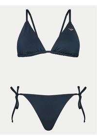 Emporio Armani Bikini 262740 4R301 00135 Granatowy. Kolor: niebieski. Materiał: syntetyk