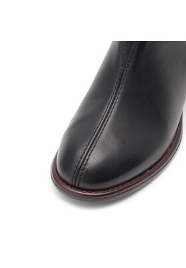 Rieker Botki 79350-00 Czarny. Kolor: czarny. Materiał: skóra