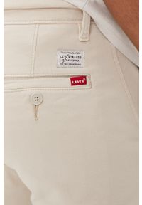 Levi's® - Levi's Spodnie męskie kolor szary. Okazja: na spotkanie biznesowe. Kolor: szary. Materiał: tkanina, bawełna. Wzór: gładki. Styl: biznesowy #4