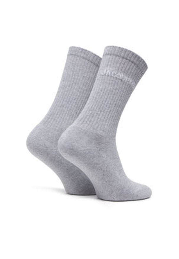 JACQUEMUS Skarpety długie 21H213AC003-5000 Szary. Kolor: szary. Materiał: bawełna