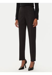 BOSS Chinosy Tiluna 50535203 Czarny Slim Fit. Kolor: czarny. Materiał: wiskoza, syntetyk #1