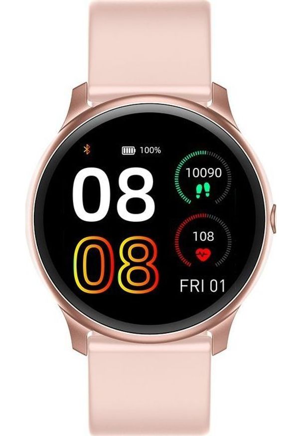 Smartwatch Gino Rossi SW010-10 Różowy (SW010-10). Rodzaj zegarka: smartwatch. Kolor: różowy