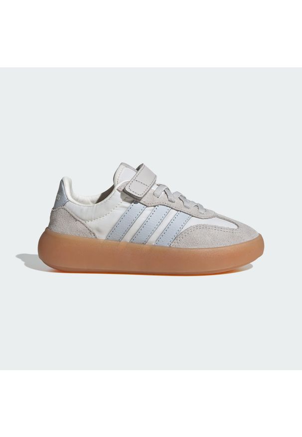 Adidas - Buty dla dzieci Barreda Decode. Okazja: na uczelnię. Zapięcie: pasek. Kolor: szary, niebieski, wielokolorowy, biały. Sport: joga i pilates
