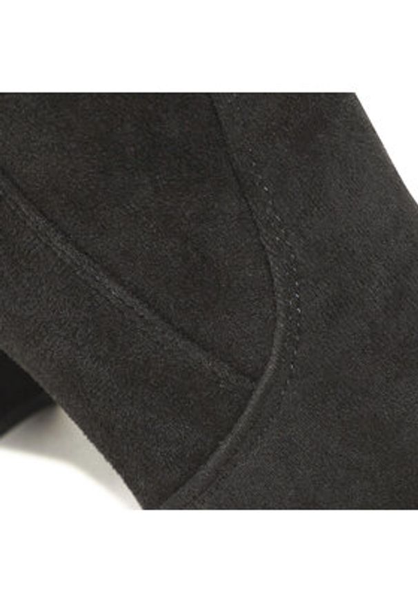 Jenny Fairy Kozaki LS5788-01 Czarny. Kolor: czarny. Materiał: materiał