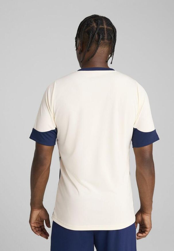 Puma - Koszulka treningowa Portugal 2025. Kolor: beżowy, niebieski, wielokolorowy. Sport: fitness, piłka nożna
