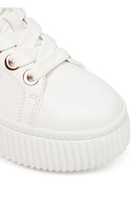 Karl Lagerfeld - KARL LAGERFELD Sneakersy KL42376T Biały. Kolor: biały. Materiał: skóra #5