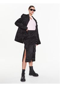 Remain Spódnica trapezowa Nylon Midi Slit RM2118 Czarny Regular Fit. Kolor: czarny. Materiał: nylon, syntetyk #3