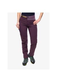 ORTOVOX - Spodnie softshell damskie Ortovox Pala Pants. Kolor: fioletowy. Materiał: softshell. Sport: turystyka piesza