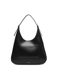 Calvin Klein Torebka Ck Medium Shoulder Bag LV04F3522G Czarny. Kolor: czarny. Materiał: skórzane #2