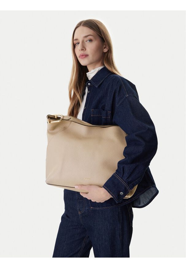 Furla Torebka Lara L WB01876 HSF000 BG 4488S 1007 Beżowy. Kolor: beżowy. Materiał: skórzane