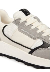 Armani Exchange Sneakersy XM002197 AF17447 MZ442 Biały. Kolor: biały. Materiał: zamsz, skóra #4