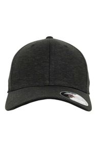 FLEXFIT - Melanżowa Czapka Z Daszkiem. Kolor: czarny. Wzór: melanż #1