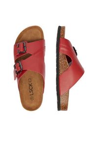 Lasocki Klapki CEO-GBSUM22-3023 Czerwony. Kolor: czerwony. Materiał: skóra #9