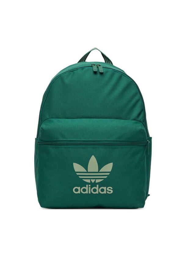 Adidas - adidas Plecak adicolor JI9437 Zielony. Kolor: zielony. Materiał: materiał