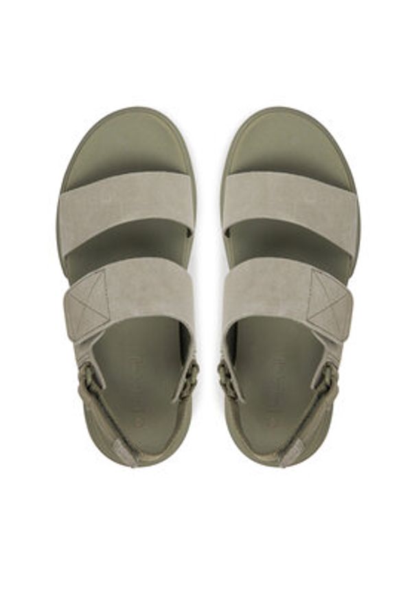 Timberland Sandały Greyfield Sandal TB0A61MGEO31 Zielony. Kolor: zielony. Materiał: skóra, zamsz