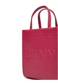 DKNY Torebka R44AZI34 Bordowy. Kolor: różowy. Materiał: skórzane #4