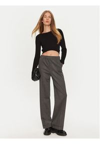 ViCOLO Sweter 77101S Czarny Regular Fit. Kolor: czarny. Materiał: syntetyk, wiskoza #5