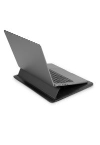 Moshi Muse 14'' 3-in-1 Slim - Pokrowiec MacBook Pro 14'' (M3/M2/M1/2023-2021) jet black. Materiał: skóra. Styl: elegancki