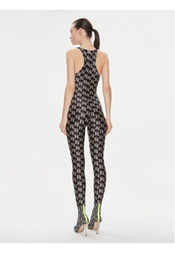 Elisabetta Franchi Kombinezon TU-011-41E2-V280 Czarny Slim Fit. Kolor: czarny. Materiał: syntetyk