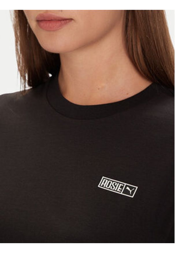Puma T-Shirt PUMA X ROSÉ 633806 01 Czarny Relaxed Fit. Kolor: czarny. Materiał: bawełna