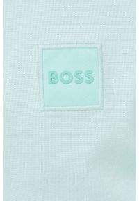 BOSS koszula Boss Casual 50467324 męska kolor zielony slim z kołnierzykiem button-down. Okazja: na co dzień. Typ kołnierza: button down. Kolor: zielony. Długość rękawa: długi rękaw. Długość: długie. Styl: casual #6