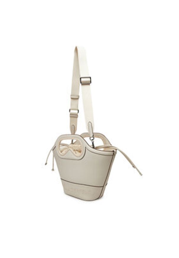 Karl Lagerfeld - KARL LAGERFELD Torebka A2W30045 Szary. Kolor: szary. Materiał: skórzane