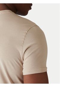 Tommy Jeans T-Shirt DM0DM04411 Beżowy Slim Fit. Kolor: beżowy. Materiał: bawełna #4