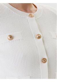Guess Kardigan W5YR09 Z0130 Biały Regular Fit. Kolor: biały. Materiał: syntetyk, wiskoza #3