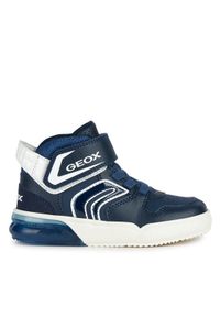 Geox Sneakersy J Grayjay Boy J369YD 0BU11 C4211 D Granatowy. Kolor: niebieski. Materiał: skóra