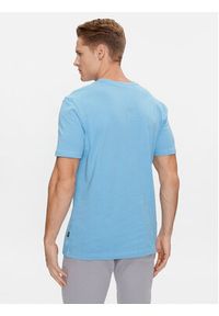 BOSS - Boss T-Shirt 50510376 Niebieski Regular Fit. Kolor: niebieski. Materiał: bawełna #5