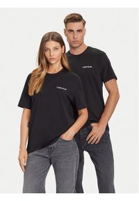 Guess Jeans T-Shirt M5BI78 K8FQ4 Czarny Regular Fit. Kolor: czarny. Materiał: bawełna