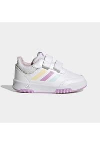 Adidas - Tensaur Hook and Loop Shoes. Kolor: fioletowy, niebieski, wielokolorowy, biały, różowy. Materiał: materiał