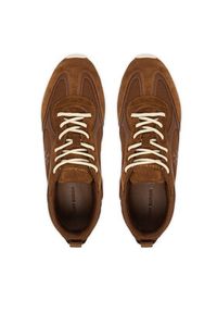Tory Burch Sneakersy Field 176839 Brązowy. Kolor: brązowy. Materiał: zamsz, skóra #5