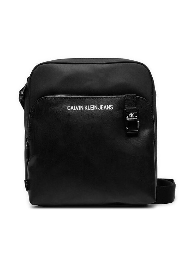 Calvin Klein Jeans Saszetka K50K506956 Czarny. Kolor: czarny. Materiał: skóra