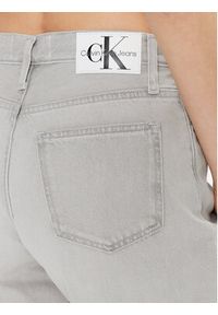 Calvin Klein Jeans Jeansy J20J220607 Szary Mom Fit. Kolor: szary