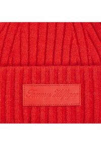 TOMMY HILFIGER - Tommy Hilfiger Czapka Tommy Twist Beanie AW0AW15325 Pomarańczowy. Kolor: pomarańczowy. Materiał: syntetyk #2