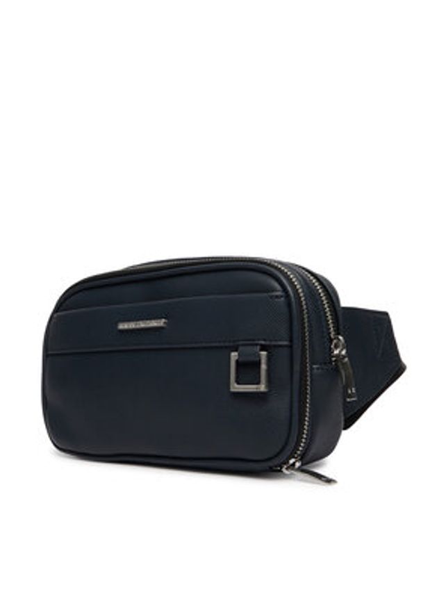 Armani Exchange Nerka XM002037 AF19931 UB100 Granatowy. Kolor: niebieski. Materiał: skóra