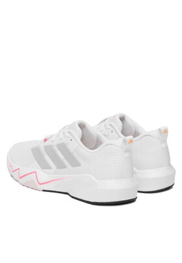 Adidas - adidas Buty na siłownię Rapidmove Go Trainer JQ3956 Biały. Kolor: biały. Materiał: materiał. Sport: fitness