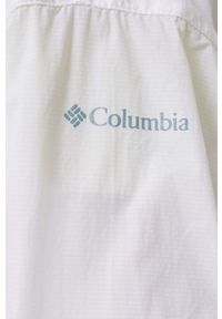 columbia - Columbia kurtka outdoorowa Punchbowl kolor biały przejściowa. Kolor: biały. Materiał: włókno, materiał. Długość: długie. Wzór: ze splotem #6