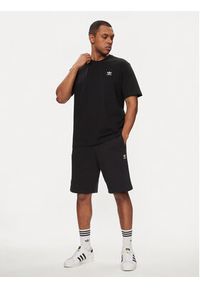 Adidas - adidas T-Shirt Trefoil Essentials IR9690 Czarny Regular Fit. Kolor: czarny. Materiał: bawełna