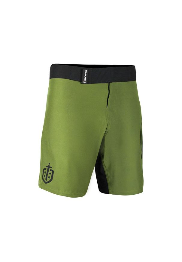 THORN FIT - Spodenki treningowe męskie Combat 2.0 wings. Kolor: zielony. Długość: krótkie. Sezon: lato