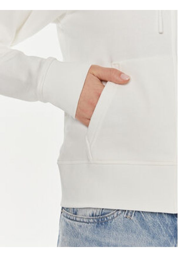 Lacoste Bluza SF9213 Biały Regular Fit. Kolor: biały. Materiał: bawełna