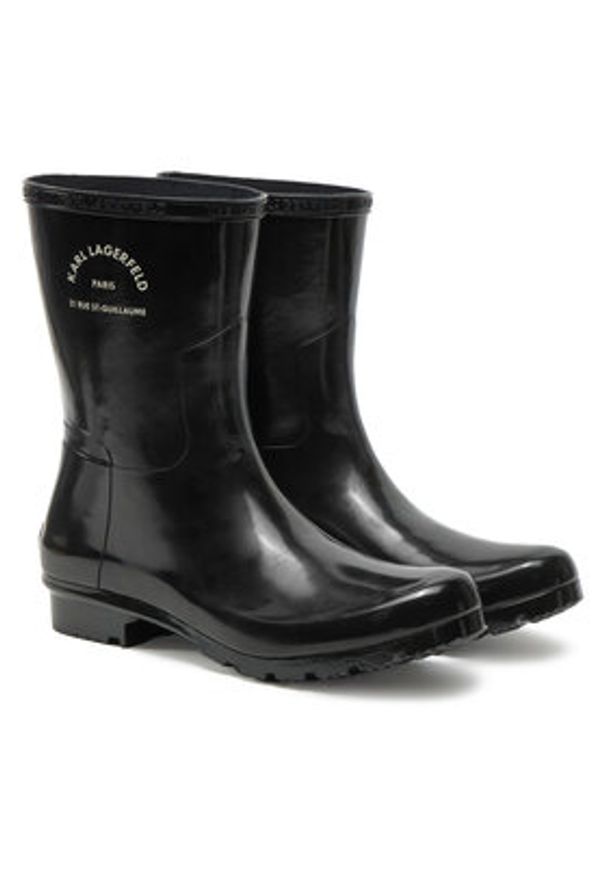 Karl Lagerfeld - KARL LAGERFELD Kalosze KL47075S Czarny. Kolor: czarny