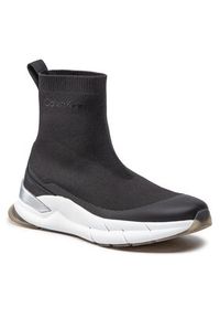 Calvin Klein Sneakersy Sock Boot - Knit HW0HW01177 Czarny. Kolor: czarny. Materiał: materiał #4